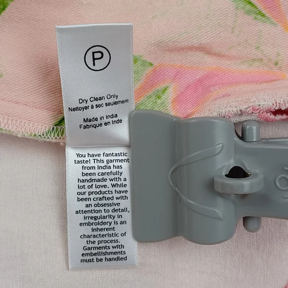 Hemant And Nandita Pakhi Cargo Pant Women Boho Floral Embroidery Cotton Pockets - Picture 15 of 15